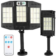 Commercial Super Bright 1000000LM LED Outdoor Dusk to Dawn Solar Street Light Road Area Lamp 3 Lighting Modes