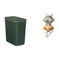 thumbnail image 1 of Contenedor de compostaje para residuos de cocina,Cubo de basura de cocina con tapa Cesta para compostaje,Estatua del astronauta,Figura decorativa espacial de estatua de astronauta,Escultura de, 1 of 8