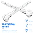 thumbnail image 4 of Milisten 8PCS Professional Hairdressing Clips Metal Haircut Separating Clips Traceless Hairpin Tools for Store Salon Barbers, 4 of 5