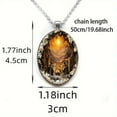thumbnail image 3 of PONPRNGY Nativity Scene Necklace for Women Religious Cameo Pendant Necklace Chunky Jesus Memorial Necklace Adjustable Nativity Crystal Necklace Fashion Elegant Gift Jewelry, 3 of 5