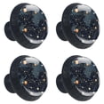 thumbnail image 2 of 4 Pcs Galaxy Planet Knobs for Kitchen Cabinet Cupboard Dresser Bookcase Drawer Pulls Handles Round Home Decor, 2 of 8