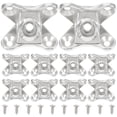 thumbnail image 1 of RENACLIPY 10 Pcs Connecteur de Joint pour Meubles en Bois Robuste et Résistant Alliage de Zinc, 1 of 8