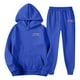thumbnail image 3 of WILLBEST Sudaderas para Hombre, Conjunto De Sudadera con Capucha Deportiva De Manga Larga con Estampado De Letras Informal A La Moda De Otoño e Invierno para Hombre y Mujer Mediana​​, 3 of 3