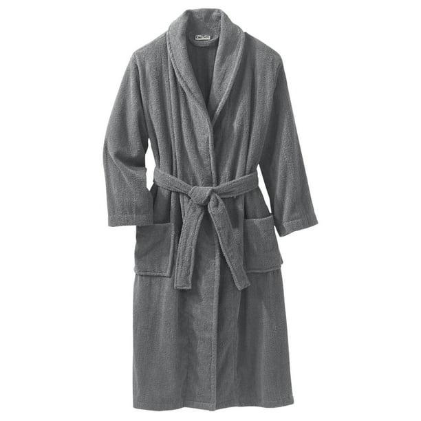 Kingsize Men's Big & Tall Terry Bathrobe With Pockets
