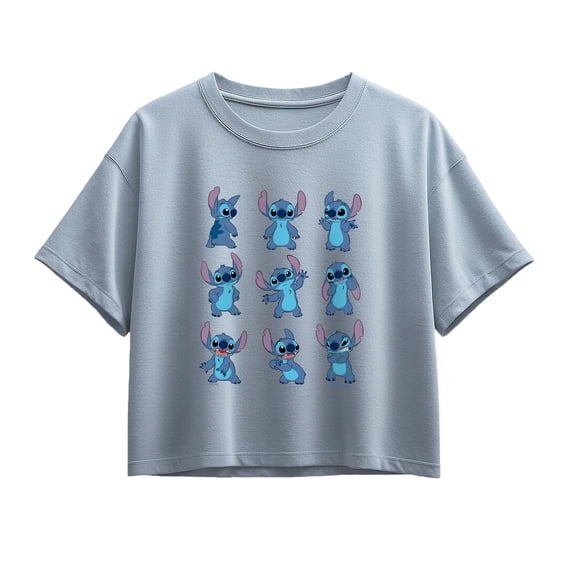 Lilo & Stitch - Stitch Moods - Youth Girls Boxy T-Shirt