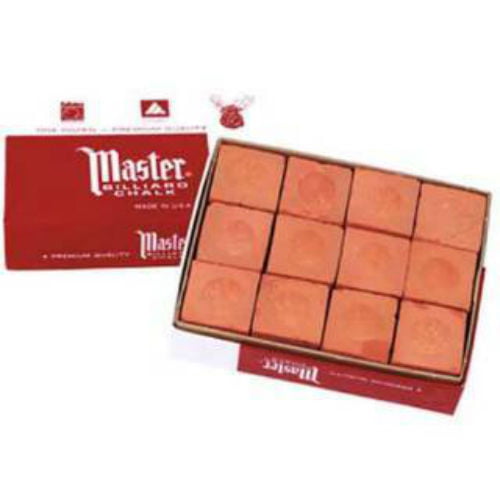 1 - Rust Master Chalk & 4 Empty Chalk Holder Cases 12 Pool Billiard Cue Pk 