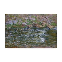 Trademark Fine Art 'Rapids On The Petite Creuse' Canvas Art by Claude Monet