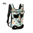 thumbnail image 4 of Methold Portador para perros, varios tamaños disponibles, hebillas ajustables, pecho frontal, mochila para mascotas, duradera Hábitats y jaulas para animales pequeños verde claro XL, 4 of 6