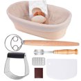 thumbnail image 2 of FLhrweasw Kit Cesta Prueba Profesional Juego Lavable para Panadería Casera (12 Piezas), 2 of 9