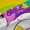 Purple, variant on Feelyou Kawaii Magic Unicorn Blackout Curtains Set of 2 (52x84 Each), Dreamy Rainbow Cloud Window Curtains, Cute Cartoon Animal Curtains and Drapes, Blackout Curtains Home Decor