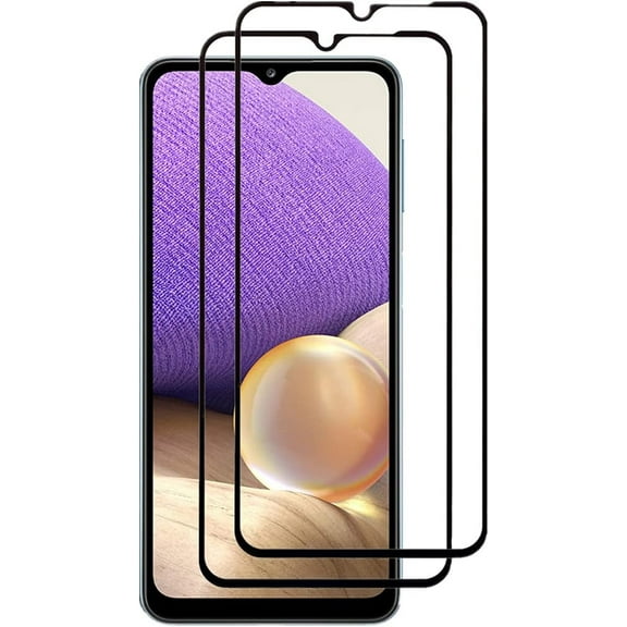 VIESUP Tempered Glass Phone Screen Film Protector for Samsung Galaxy A32, 2 Pack