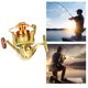 thumbnail image 3 of Heitune Portable de la Pesca Todo el Metal al Aire Libre de Hielo del Carrete Desmontable mar Caña de Pescar la Rueda de Accesorios (XA4000 (13 + 1bearing)), 3 of 5