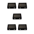 thumbnail image 3 of ZheElen Elegant And Exquisite Jewellery Display Box Large Capacity Well Organized ABS Jewellery Display Stand Ring Display Box black 5Set, 3 of 6