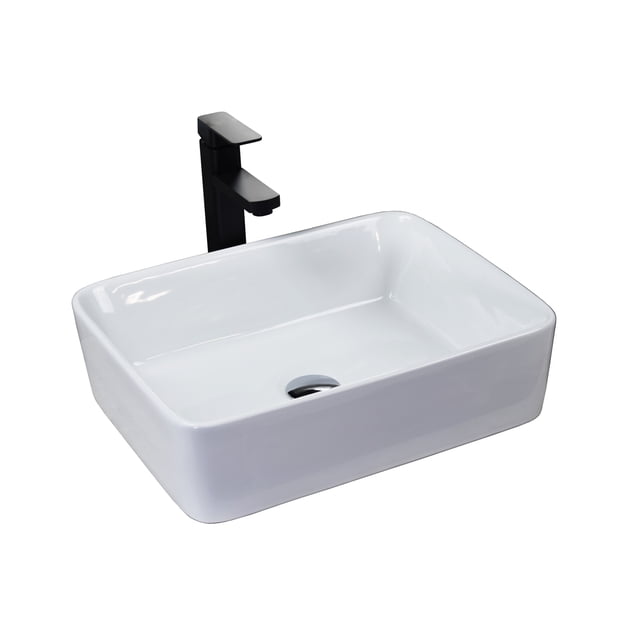 Esatto® Kit Borde Nc Paquete De Precio Mejorado Con Lavabo Llave Y Desagües Listo Para Instalar ESATTO PAQUETE COMPLETO DE LAVABO PARA BAÑO