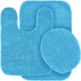 thumbnail image 2 of 7pc Non Slip Mat Rug for bathroom Hunter green Color #6 Ultra Soft Chenille 1 Mat 1 Contour Mat  1 Lid Cover  4pc Ceramic Accessories, 2 of 3