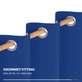 thumbnail image 3 of Deconovo 100% Blackout Curtain Grommet Full Shading Curtain with Silver Coating,42x63 inch,Royal Blue,2 Panels, 3 of 7