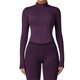 thumbnail image 1 of Chaqueta de Yoga for mujer, chaqueta de Yoga deportiva for correr al aire libre con cremallera, chaqueta de manga larga, ropa de Yoga de secado rápido for niñas, 1 of 6