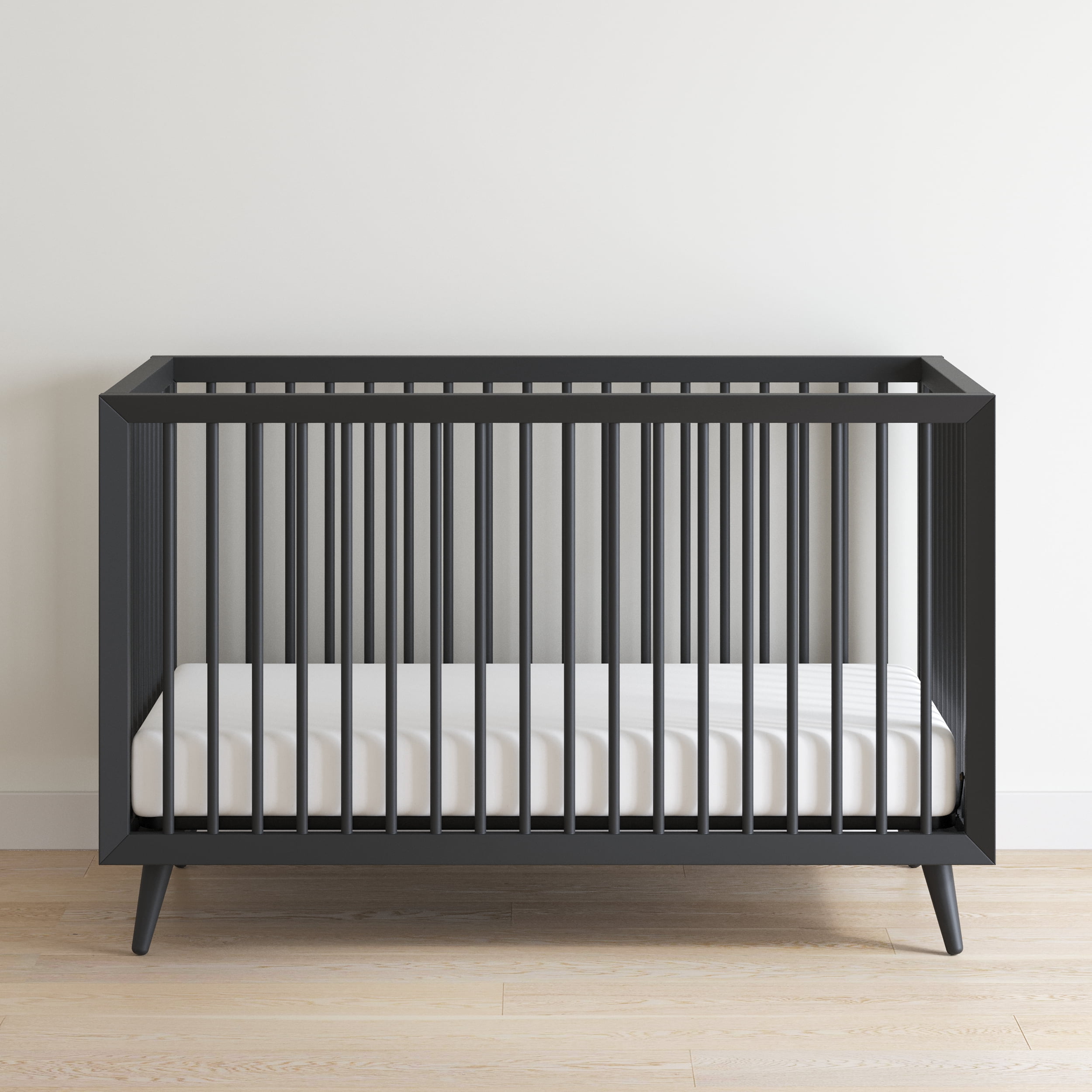 Child Craft Cranbrook 4-in-1 Convertible Baby Crib, Black Ebony