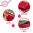thumbnail image 4 of Simplify 24" x 6" Christmas Holiday Wreath Bag, 2-Pack, Red Nonwoven, 4 of 7