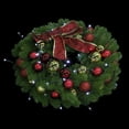 thumbnail image 2 of PAMINGONO 1Pcs Christmas Wreath Decor LED Wreath 40x40cm Circular Plastic for Home Garden Yard Porch Parties, 2 of 7