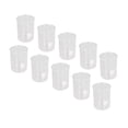 thumbnail image 2 of Vaso de precipitados científico, 10 Uds., vaso de precipitados científico de 250ml, juego de herramientas de escala transparente de gran capacidad para experimentos, 2 of 8