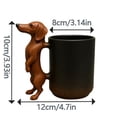thumbnail image 3 of WMQPNNS Nouvelle Tasse en Résine Rétro Tendance et Design Tendance et Tasse à Café Poignée Mignonne en Forme de Chien et Tasse pour Boire à la Maison Pratique et à la Mode Offres du Jour Liquidation, 3 of 8