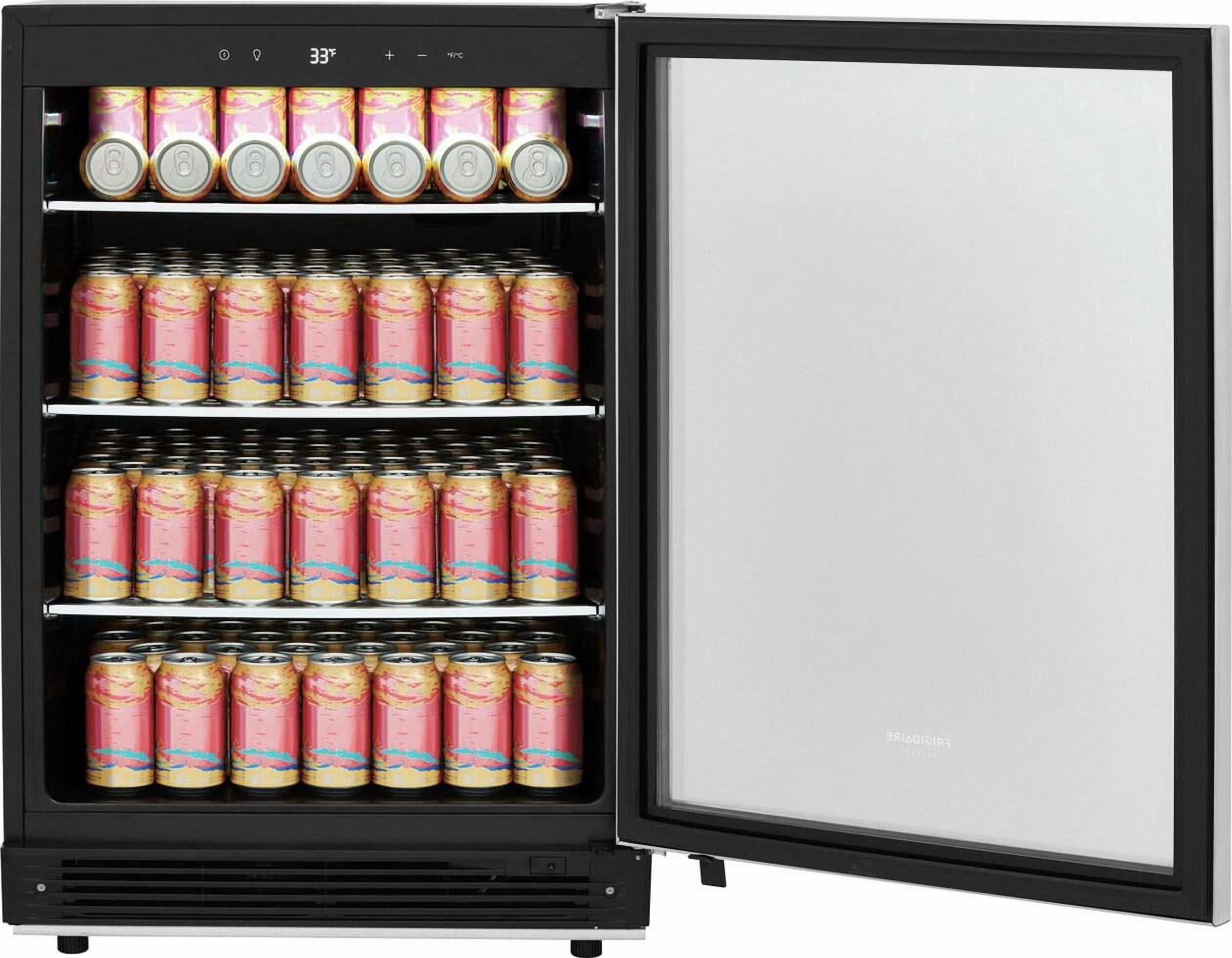Frigidaire Fgbc5334v 24" Wide 165 Can Capacity Beverage Cooler - Stainless Steel