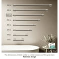 thumbnail image 3 of Gatco 958 Elevate 42" ADA Compliant Stainless Steel Grab Bar, Satin Nickel, 3 of 4