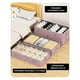 thumbnail image 5 of pstuiky Bolsa de almacenamiento plegable para debajo de la cama para ropa, edredones y otros artículos del hogar. Ideal para organizar y guardar ropa debajo de la cama., 5 of 9