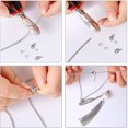 thumbnail image 2 of Rollo de cadena de joyería para fabricación de joyas, cadenas de collar de acero inoxidable de 33 pies, 2 of 5