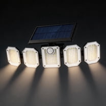 Remote Sensor Cable PUCACHI Solar Outdoor Light,3000 LM Waterproof LED Motion Sensor Light ...