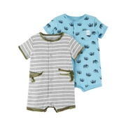 Carters Baby Boy Bodysuit, 2-pack