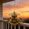 thumbnail image 4 of Gazebo Style Hummingbird Feeder, Metal Outdoor Bird & Butterfly Feeder with Hanging Hook, Weather Resistant for Garden Patio Decoration, 4 of 5