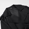 thumbnail image 7 of Cropped Trench Coat for Women Lapel Collar Belted Button Blazer Casual Trendy Elegant Office Fall Jacket, M, 7 of 7