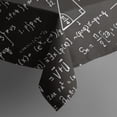 thumbnail image 5 of Math Equations Algebraic Symbols Black Pattern Square Tablecloth,Waterproof Square Table Cover,Wipeable Spillproof Washable Table Cover for Home Kitchen Party Decor 42"X42"(107x107cm), 5 of 6