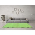 thumbnail image 3 of Ahgly Company Indoor Rectangle Abstract Turquoise Blue Modern Area Rugs, 2' x 3', 3 of 4