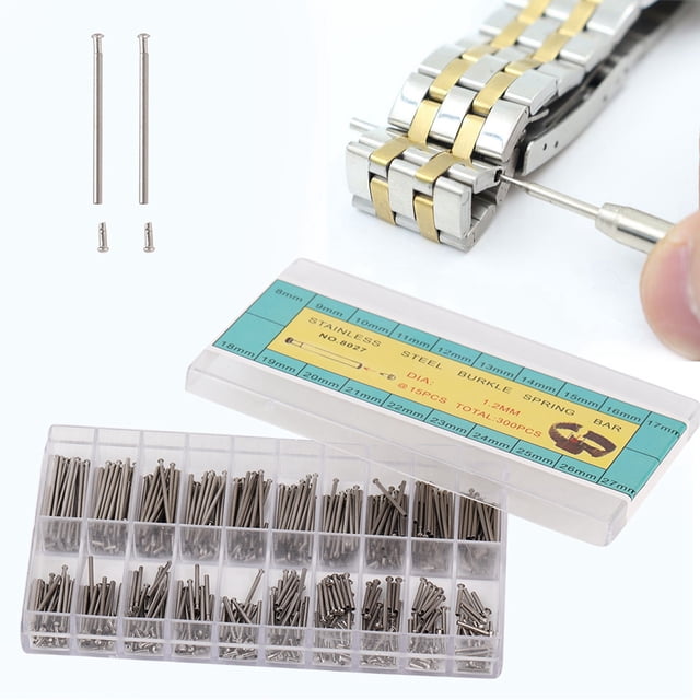 Accesorio De Herramientas De Reparación De Relojes De Acero De aleación Con Barra De Resorte De 1,2 Mm