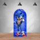 thumbnail image 3 of Arco de fondo de Sonic Hedgehog para fotografía, fondo de poliéster para decoración de fiestas de cumpleaños de niños, accesorios para fotomatón de baby shower, 3 of 5
