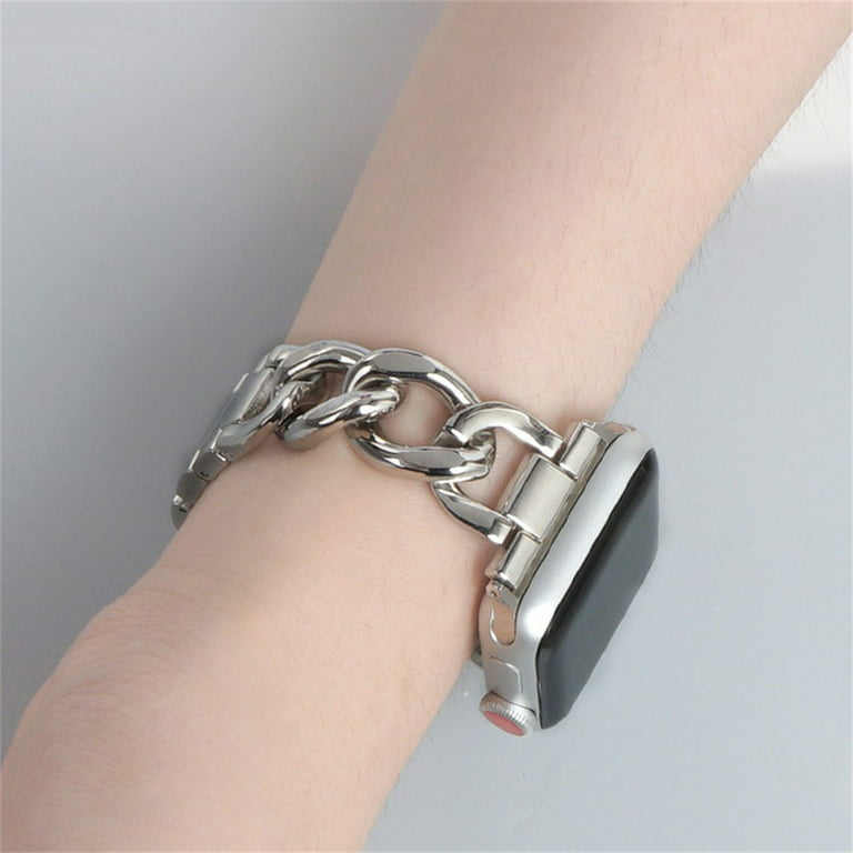 Slim Chain Bracelet Band Strap for Apple Watch Series 8 7 6 5 4 SE  40/44/41/45mm