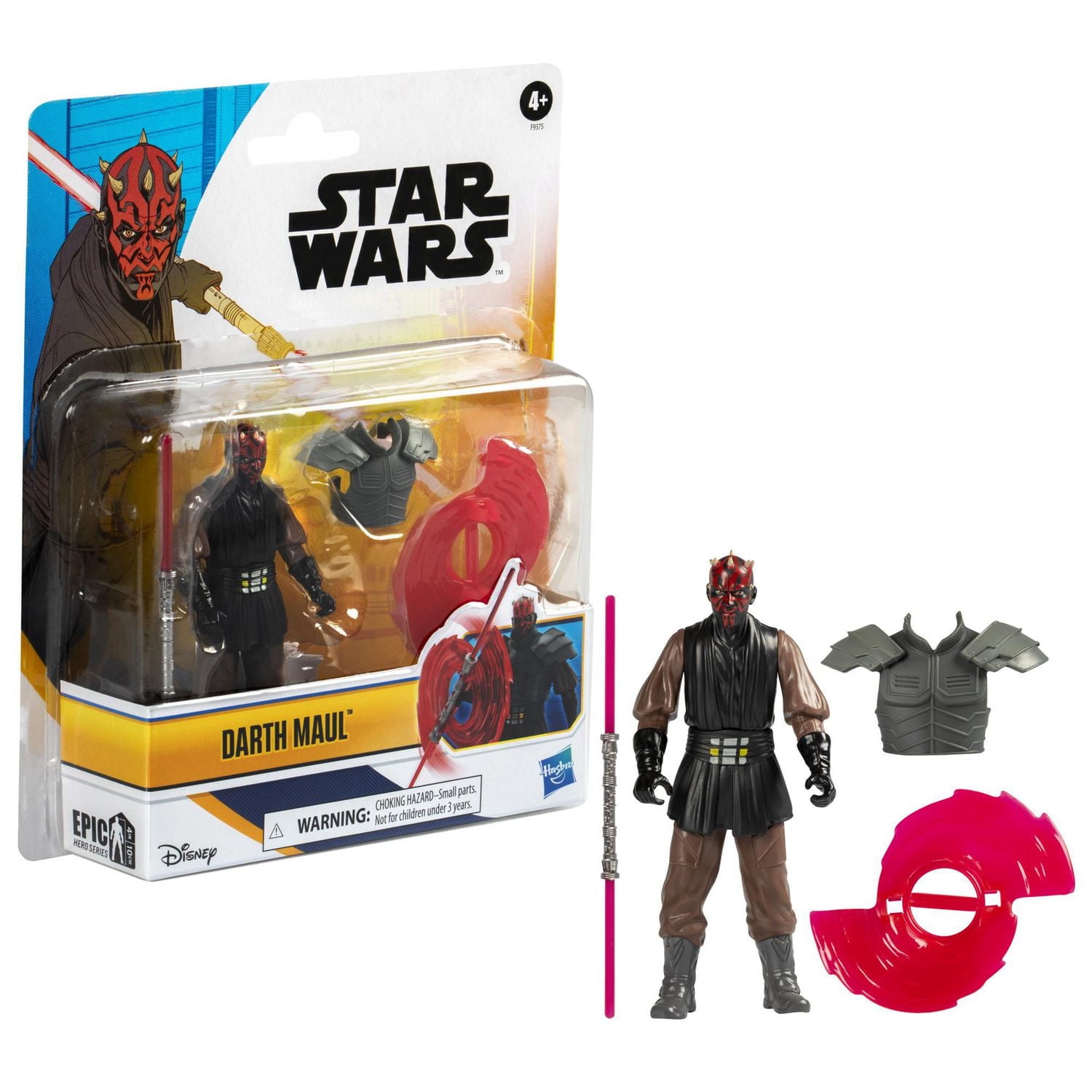 Star Wars Epic Hero Series Darth Maul Action Figure, Toys for 4 Year Old Boys & Girls (4")