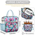 thumbnail image 5 of Pioneer Flower Floral Print Pattern Womens Lunch Box for Work,Insulated Large Lunch Bag for Tween and Teen,Loncheras Para Mujer,Leakproof Adult Lunch Bag for Work,Beach,Travel,Picnic,Camping, 5 of 7