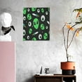 thumbnail image 3 of Sikiie Eyeball Monster Print Canvas Decorative Hanging Painting, Anti-shrinkage Hanging Frame, Suitable for Home, Office Wall Decorations, 3 of 6