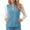 Blue, variant on Vest For Women Sleeveless Elegant Versatile Zipper Cardigan With Double Pockets Large Size Sports Outdoor Casual Wear