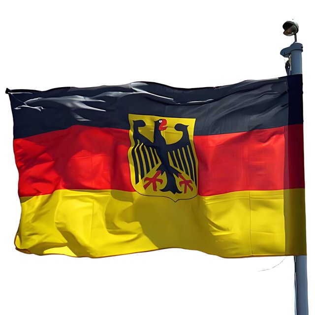 Escudo Armas Águila Emblema Nacional Alemania Poliéster 90x150cm