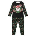 thumbnail image 2 of Suhoaziia Cute Santa Kid Pajamas Girls Print Graphic Casual Daily Wear Children Gift Skin Friendly Matching Set Outfits Softness 9-10 Boy Girl Spring/Fall Clothing, 2 of 5