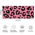 thumbnail image 3 of Pink and Black Of Leopard Print Bathroom Rugs Mat,Non Slip Microfiber Bathroom Rug,Rubber Backing,Soft Bathroom Mats for Bathroom Floor,Tub and Shower,60x24in(150x60cm), 3 of 5