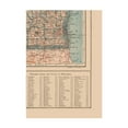 thumbnail image 2 of Historic State Map - Wisconsin - Poates 1921 - Vintage Wall Art, 2 of 4