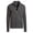 Dark Gray, variant on Alta Men's Fleece Lined Casual Full-Zip Mock Neck Sweater - Dark Gray Jacket - S