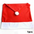 thumbnail image 1 of Christmas Santa Hat Dining Chair Back Covers Party Xmas Chair Table Decor, 1 of 5