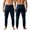 Navy, variant on CUSTG Male Leisure Trousers Drawstring High Waist Jogger Pants Slim Athletic Workout Trousers with Zipper Side Pockets For Running Minimalist Style Trousers